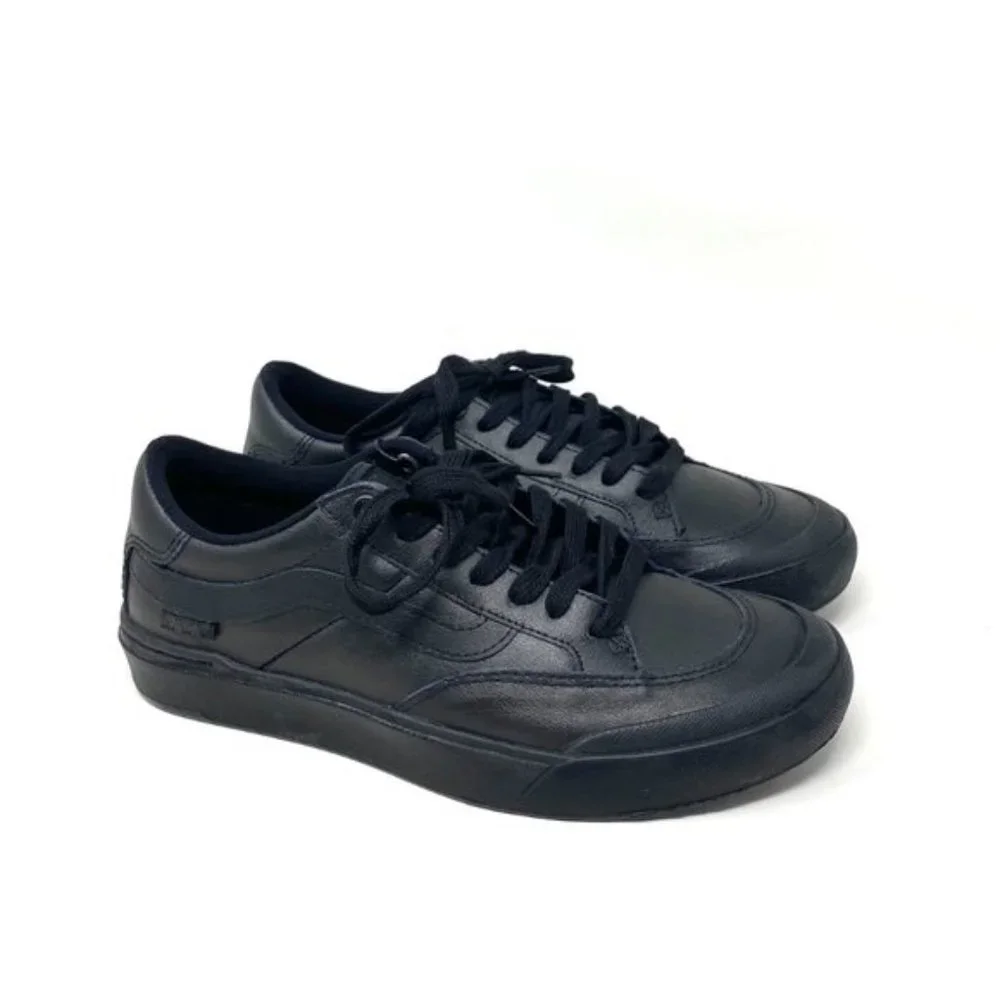 💖MEGA SALE💖Vans Berle Skateboarding Casual Women Black Leather VN0A5JIJ9BK